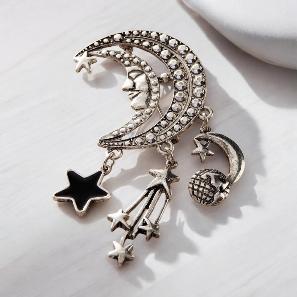 🆕Free People Celestial Dreams Brooch - Picture 1 of 5